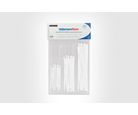 Kit Abraçadeiras Nylon T18R 2,5X100mm T30R 3,6X150mm T50R 4,6X200mm Natural 125 Unidades