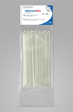 Abraadeira Nylon T120R Natural 7,6X390mm Embalagem Com 50 Unidades