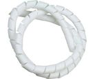 Espiral Organizador De Cabos Branco 1"X2m