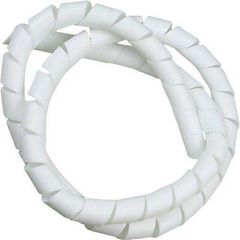 Espiral Organizador De Cabos Branco 1"X2m