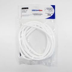 Espiral Organizador De Cabos Branco 1/2"X2m