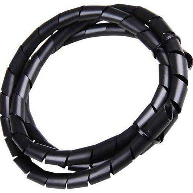 Espiral Organizador De Cabos Preto 3/4
