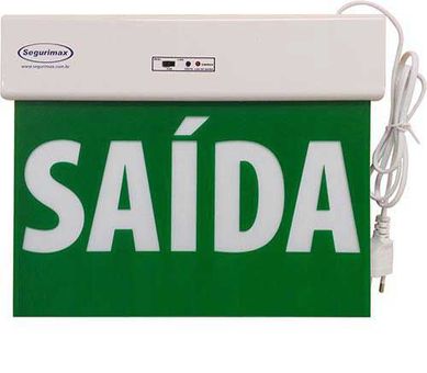 Sinal Sada Fu com Seletor sem Seta, Branco Verde