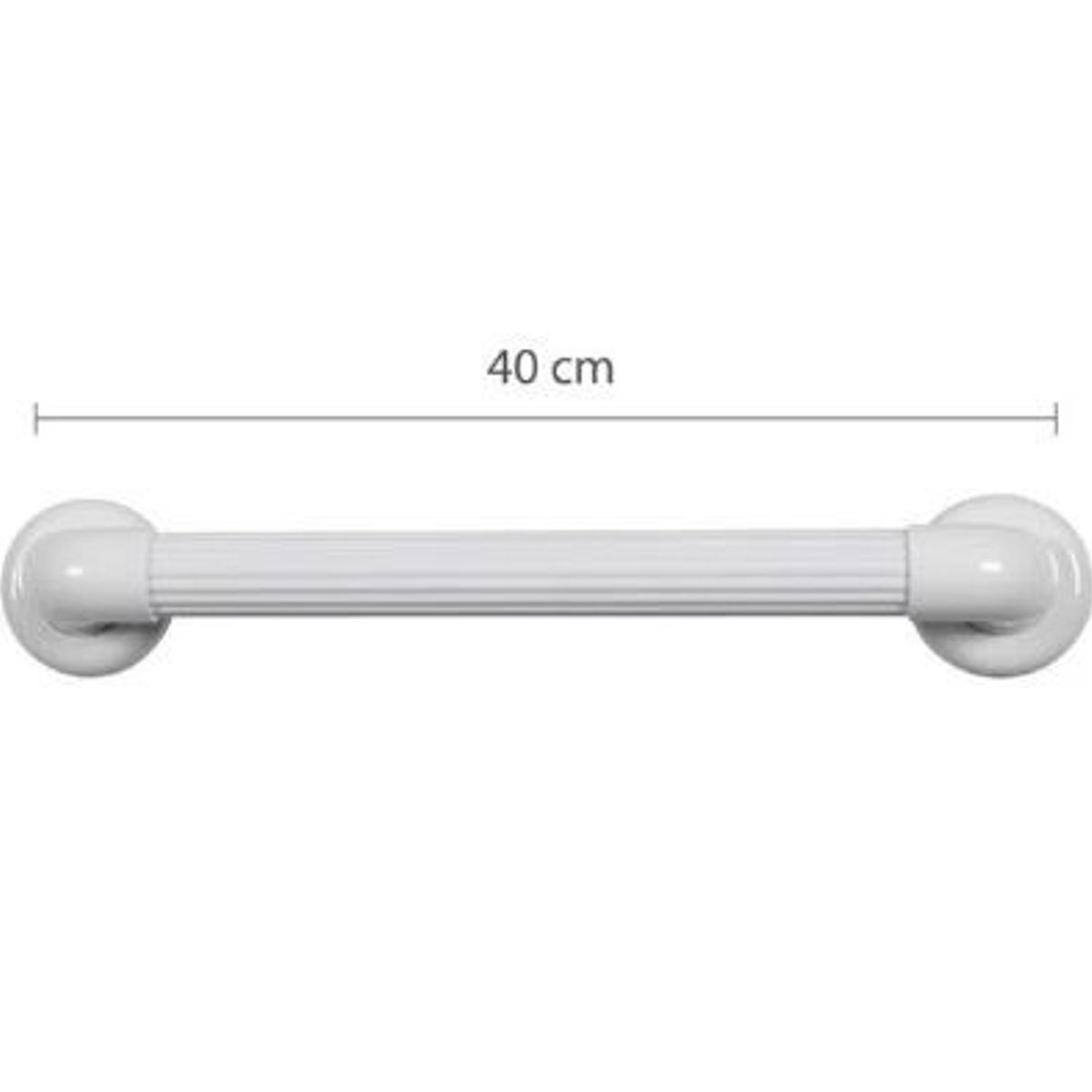 Barra de Apoio em PVC 40cm Astra até 150kg Branco, marca Astra - Foto 2