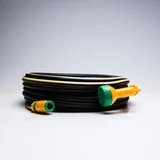 Mangueira Rubber Jet 30M C/Eng Rápido, Preto