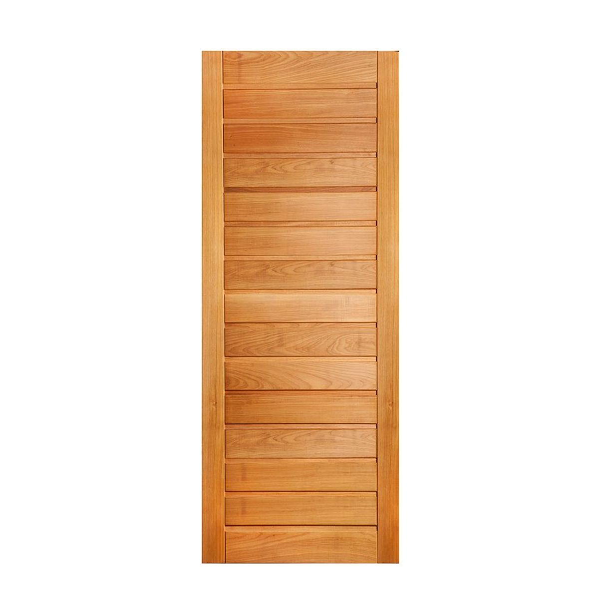 Folha de Porta Madeira Macica Tauari Natural 210x100x3,5cm AD 01, marca Mapaf - Foto Principal