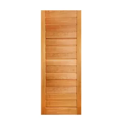 Folha de Porta Madeira Macica Tauari Natural 210x100x3,5cm AD 01