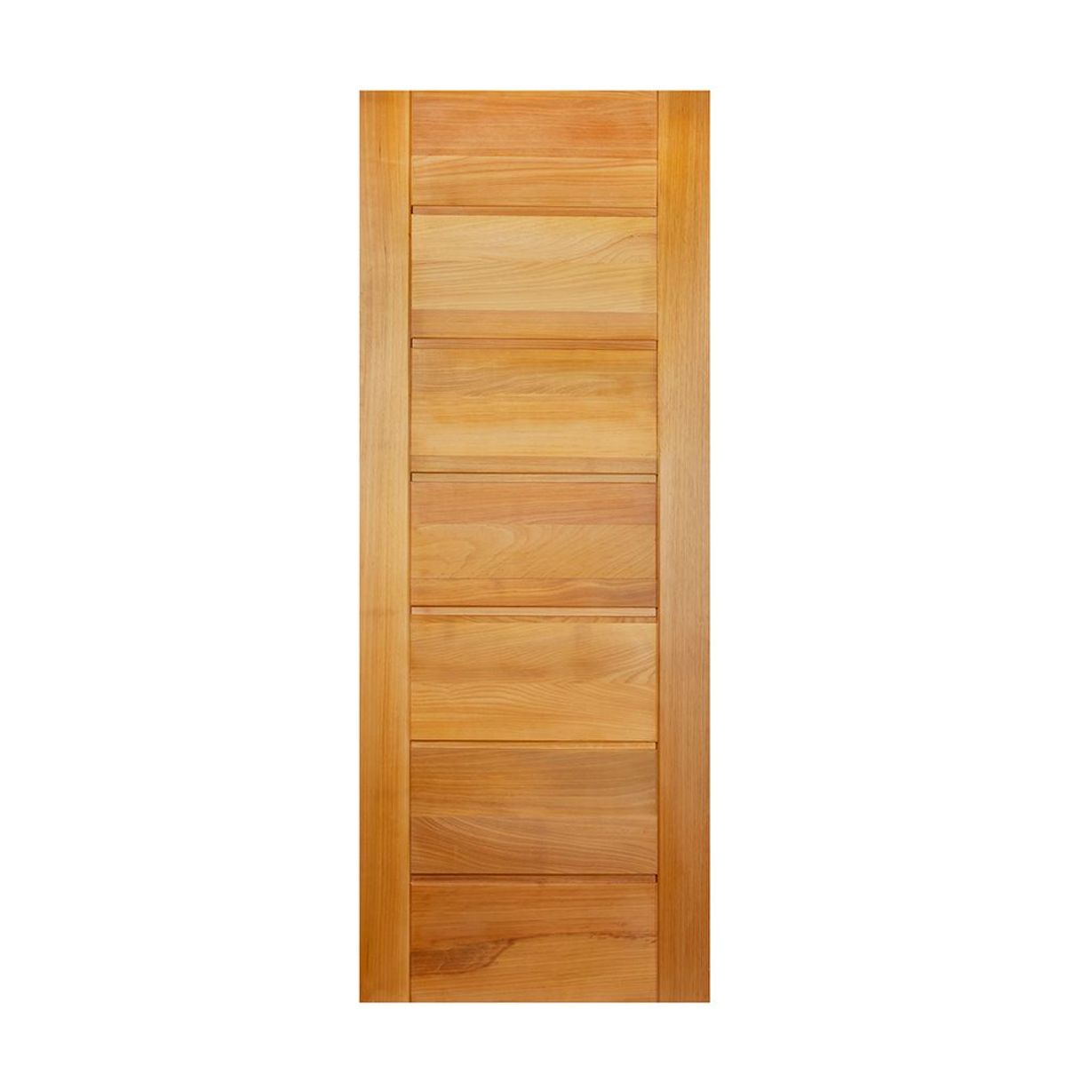 Mapaf - Folha de Porta Madeira Macica Tauari Natural 210X92X3,5cm BBB