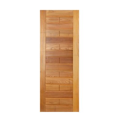 Folha de Porta Madeira Macica Tauari Natural 210X70X3,5cm Italia