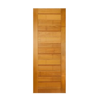 Folha de Porta Madeira Macica Tauari Natural 210X82X3,5cm Roma