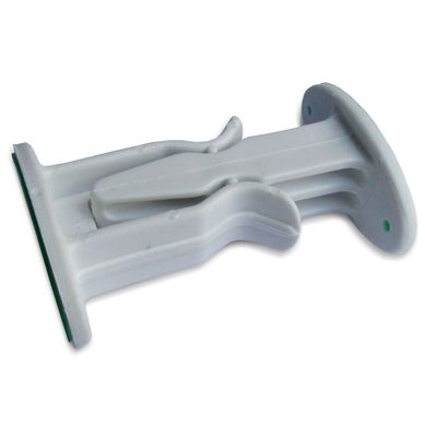 Trava Porta Auto Colante Branco com 1 Peas