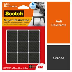 Anti-Risco Quadrado Preto Grande 3M