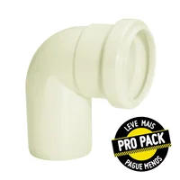Joelho 90° Esgoto Branco 100mm X Pro-Pack Embalagem Com 10