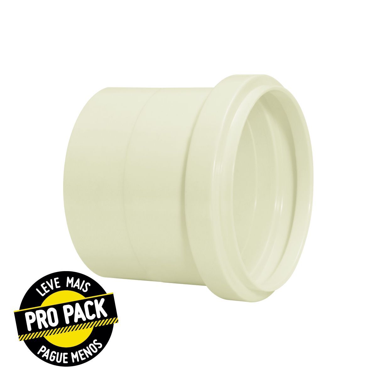 Luva Simples Esgoto Branco 100mm X Pro-Pack Embalagem Com 10, marca Amanco - Foto Principal