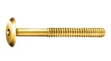 Parafuso para Móveis Sextavado Interno 1/4x70" Dourado