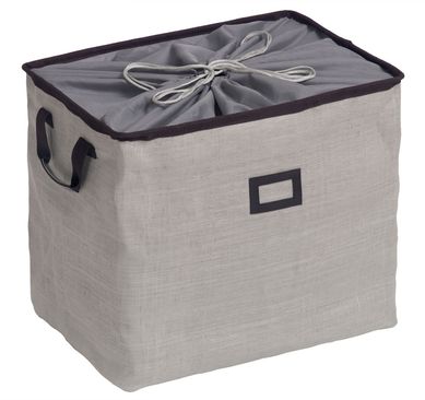 Caixa Organizadora Dobrvel, Cinza, 39x53x38cm