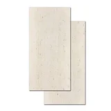 Porcelanato Travertino Romano Bianco 85128 53x102cm Caixa 1,57m² Retificado Branco