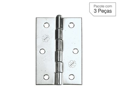 Dobradia Zincado de Ao para Porta 2,5 
