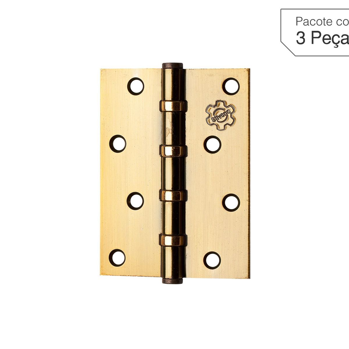 Dobradiça Oxidado de Aço para Porta 3,5x3 " Modelo 891 3 peças Lafonte, marca Lafonte - Foto Principal