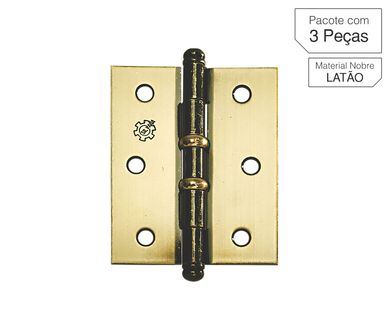 Dobradia Oxidado de Ao para Porta 3x2,5 