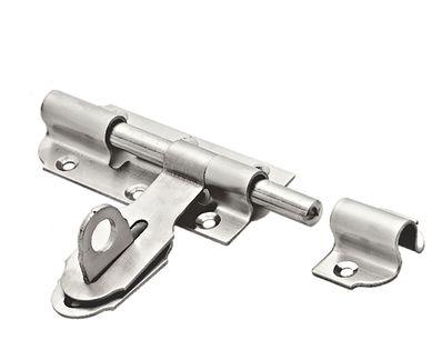 Ferrolho 510 X 4 Inox Esc.com Pta Cadeado, Inox Escovado