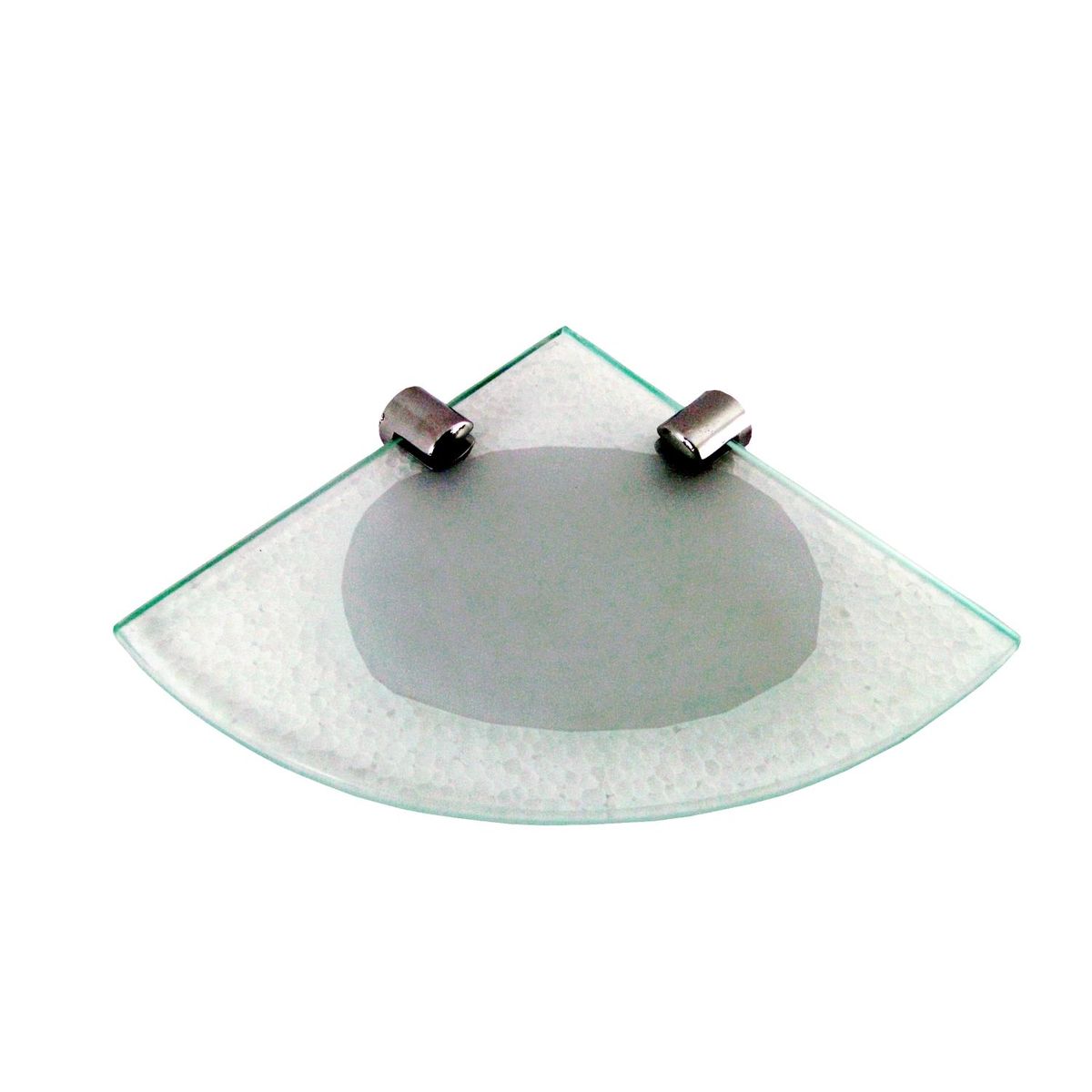 Saboneteira de Vidro de Canto 15cm Incolor, marca Big - Foto 2