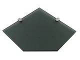 Prateleira de Vidro 15x25cm Fumê