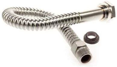 Engate Flexvel para gua Fria Inox 1/2