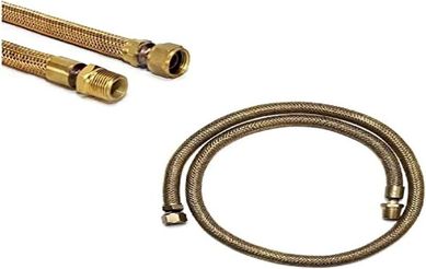 Ligao Flexvel Tombak Para Gs Com 1,2M Macho Fixo Fmea Giratrio