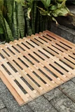 Estrado Euc Refloor Cru Int 81X81X3,3cm, madeira, 75X75X3cm