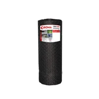 Tela Plástica para Viveiro Nº5 Touro 1x50m Preto