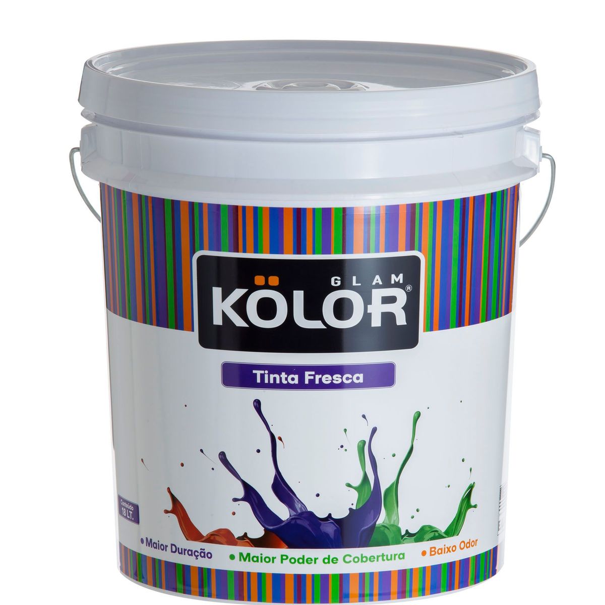Tinta Fosco Exterior Pas Premium 18L Branco, marca Kolor - Foto Principal