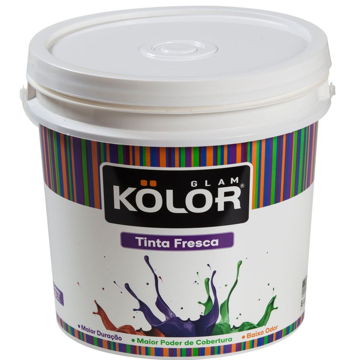 Tinta Acetinada Interior Past Premium 10L Branco, marca Kolor - Foto Principal