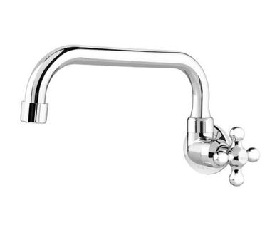 Torneira de Parede para Cozinha Maruj Bica Mvel Baixa Horizontal Cromado