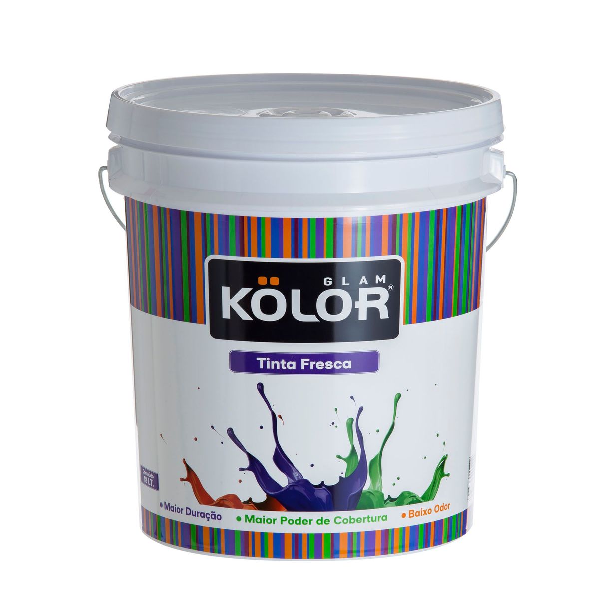 Tinta Fosco Interior Deep 18L Branco, marca Kolor - Foto Principal