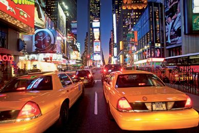 Papel Fotogrfico New York Taxis 2,32x3,15m Colorido