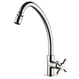 Torneira de Mesa para Cozinha 1167 C34 Lorenfit Bica Móvel Cromado