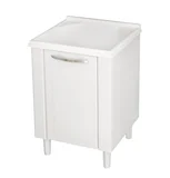 Gabinete Quality Com Tanque, Branco, 60cm