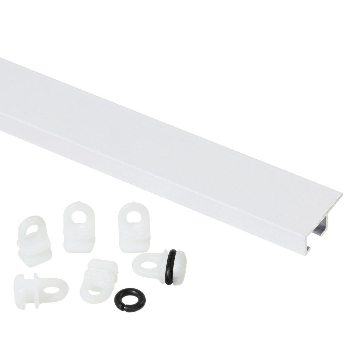 Kit de Trilho Espanha Simples com Rodízio e Final 200cm, marca Couselo - Foto 2