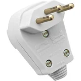 Plugue 2P+T 20A 250V Tec Branco