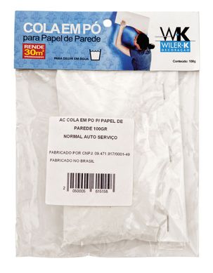 Cola em Po para Papel de Parede 100g