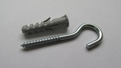 Bucha 6mm com Gancho 34x60 Ct 04 Peas