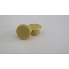 Tapa Furo Ct 10 Peças, Marfim, 8mm