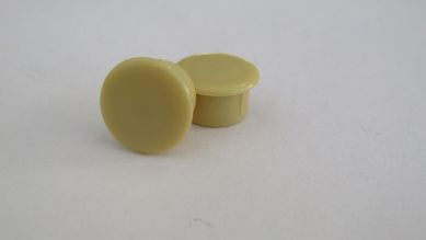 Tapa Furo Ct 10 Peas, Marfim, 10mm