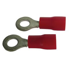Terminal Anel Vermelho Para Fio/Cabo 0,5-1,5Mm2 Com 5 Peças