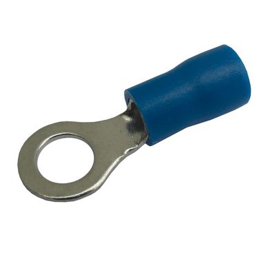 Terminal Anel Azul Para Fio/Cabo 1,5-2,5Mm2 Com 5 Peas