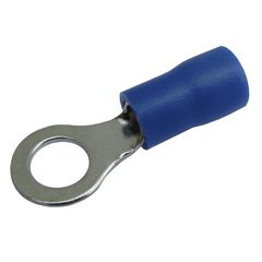 Terminal Anel Azul Para Fio/Cabo 1,5-2,5Mm2 Com 50 Peças