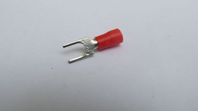 Terminal Forquilha Vermelho Para Fio/Cabo 0,5-1,5Mm2 Com 50 Peas