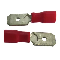 Terminal Fêmea Vermelho Para Fio/Cabo 1,5-2,5Mm2 Com 50 Peças
