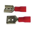 Terminal Macho Vermelho Para Fio/Cabo 1,5-2,5Mm2 Com 50 Peças